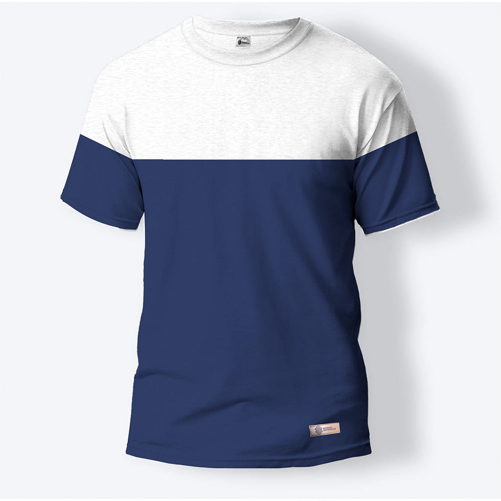 Plain Raglan Round Neck T-Shirt for Men