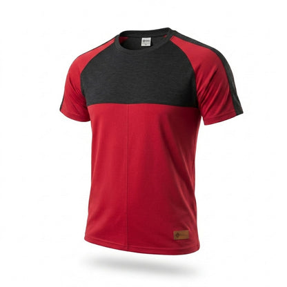 Plain Raglan Round Neck T-Shirt for Men