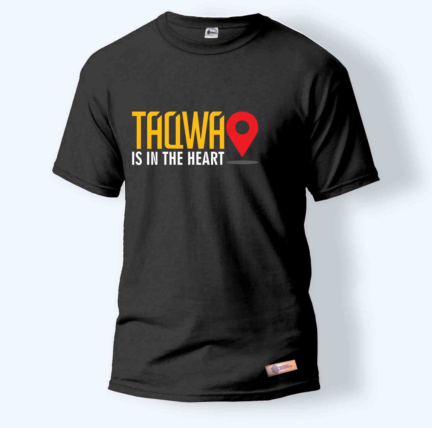 Taqwa is in the Heart | Round Neck T-Shirt for Men