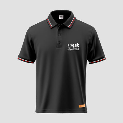 Speak Good or Remain Silent Polo Shirt
