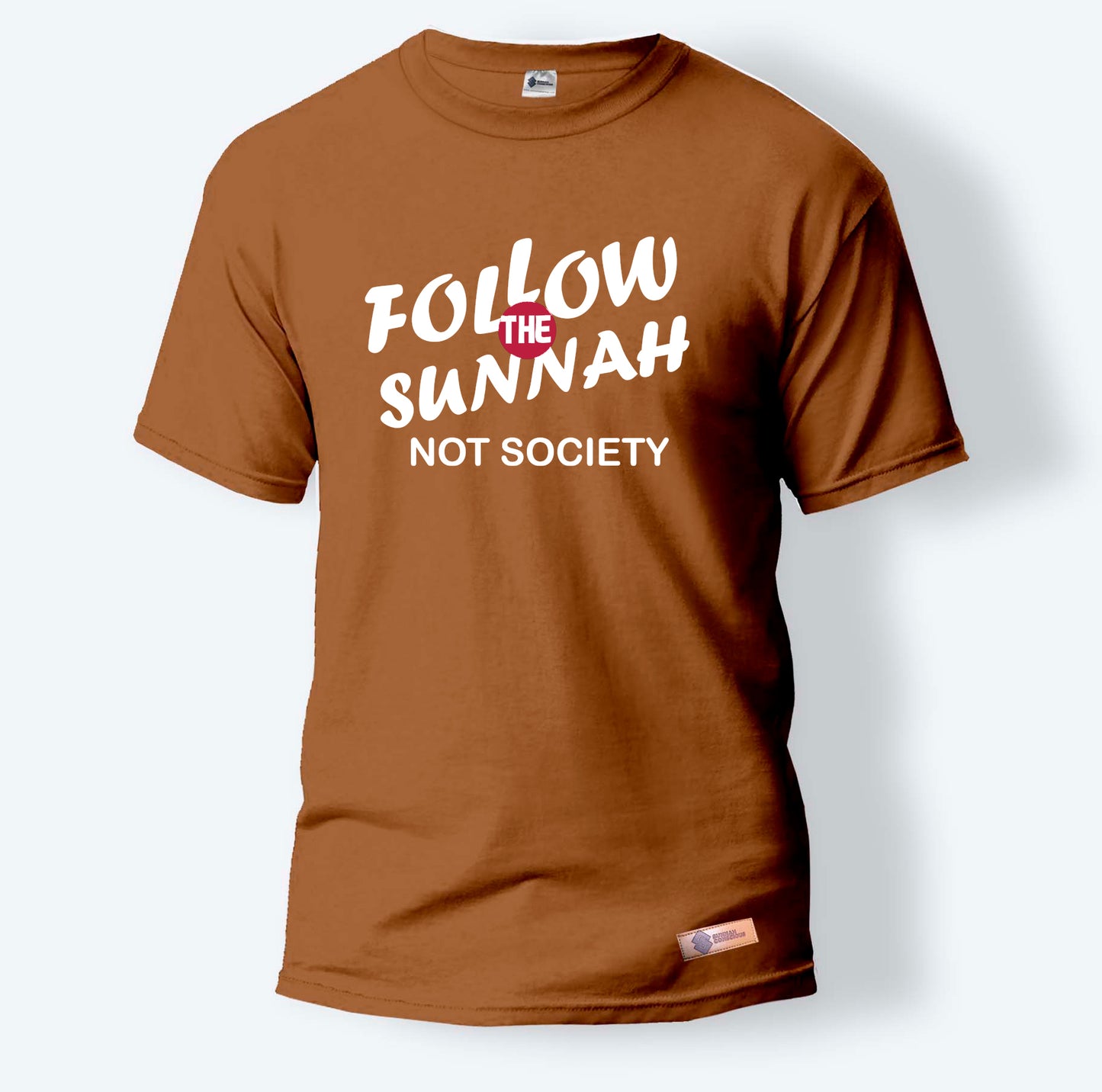 Brown Round Neck Shirt
