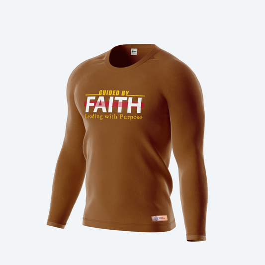 Guided By Faith Leading with Purpose Full Sleeves Shirt