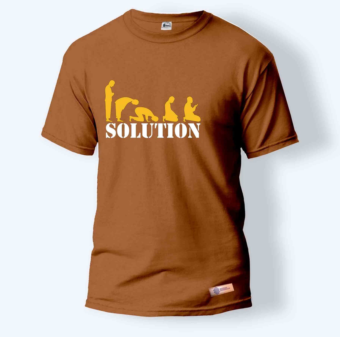 Brown Round Neck Shirt