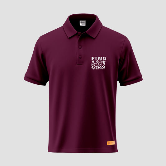 Find a Way Not an Excuse Polo Shirt