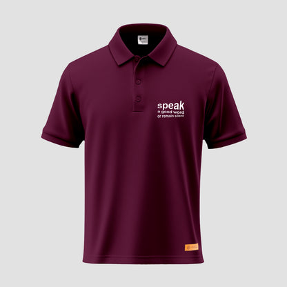 Speak Good or Remain Silent Polo Shirt