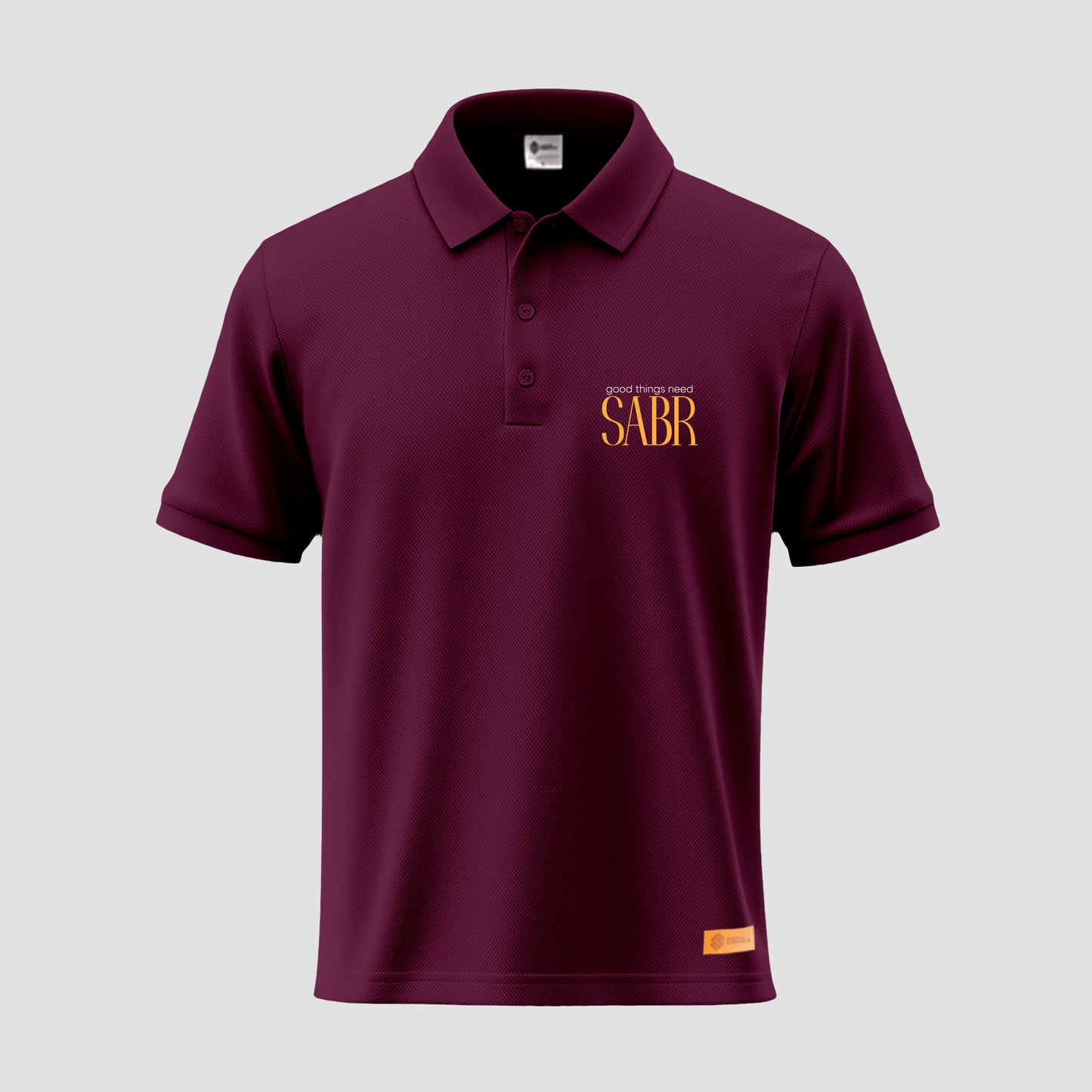 Good Things need Sabr Polo Shirt