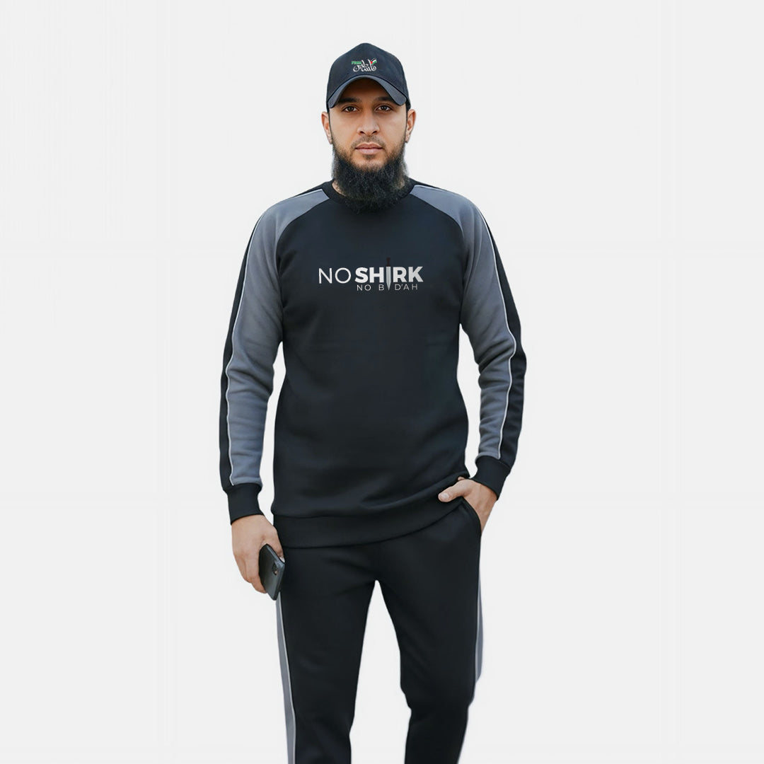 Black Grey Terry | Tracksuit