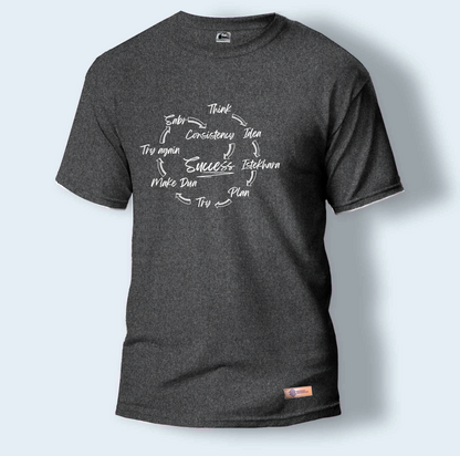 Success Circle | Round Neck T-Shirt for Men