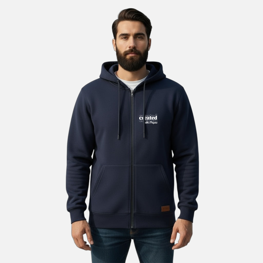 Created With A Purpose | Zipper Hoodie