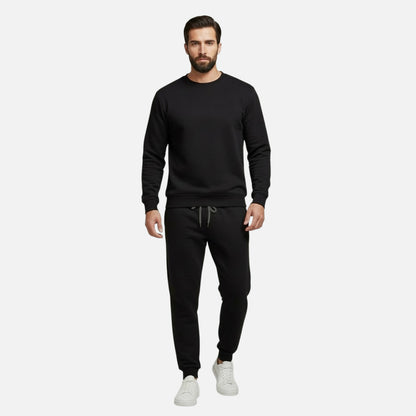 Black Tracksuit | Sweatshirt and Trouser