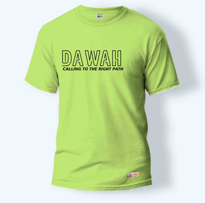 Dawah Calling to the Right Path | Round Neck T-Shirt for Men