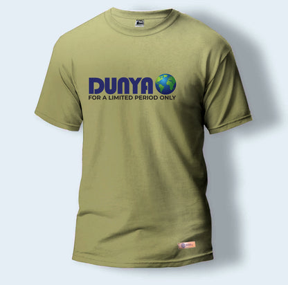 Dunya For A Limited Period Only | Round Neck T-Shirt for Men