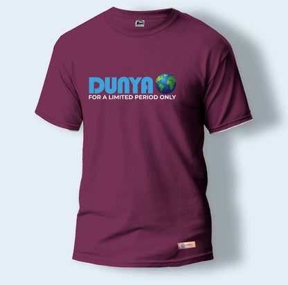Dunya For A Limited Period Only | Round Neck T-Shirt for Men