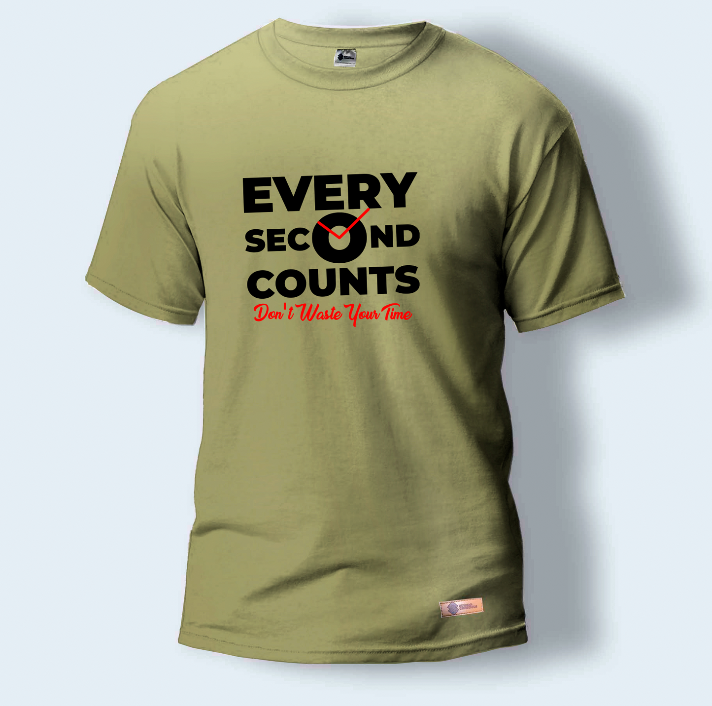 Every Second Counts | Round Neck T-Shirt for Men