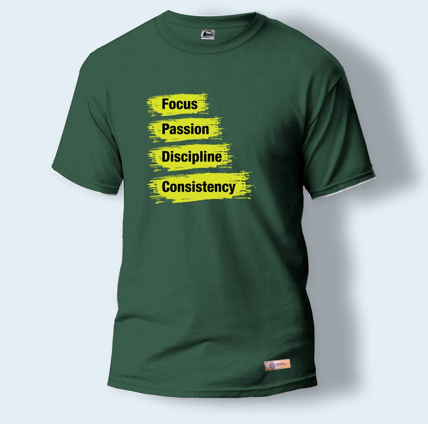 Focus, Passion, Discipline and Consistency | Round Neck T-Shirt for Men