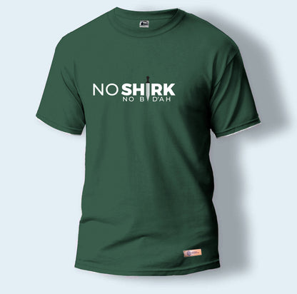 No Shirk, No Bid'ah | Round Neck T-Shirt for Men