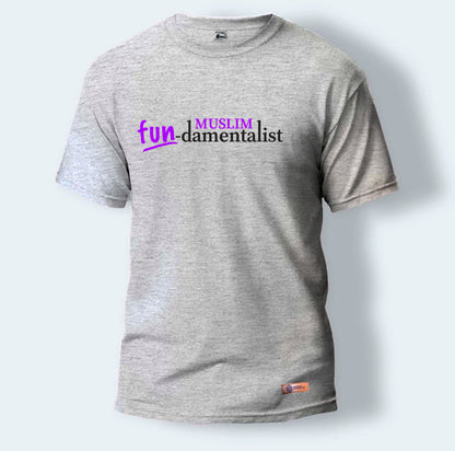 Muslim fun-damentalist | Round Neck T-Shirt for Men