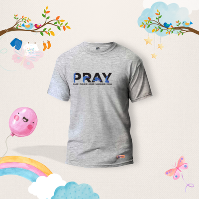 Pray Fajr | Zuher | Asar | Maghrib | Isha Kids Shirts