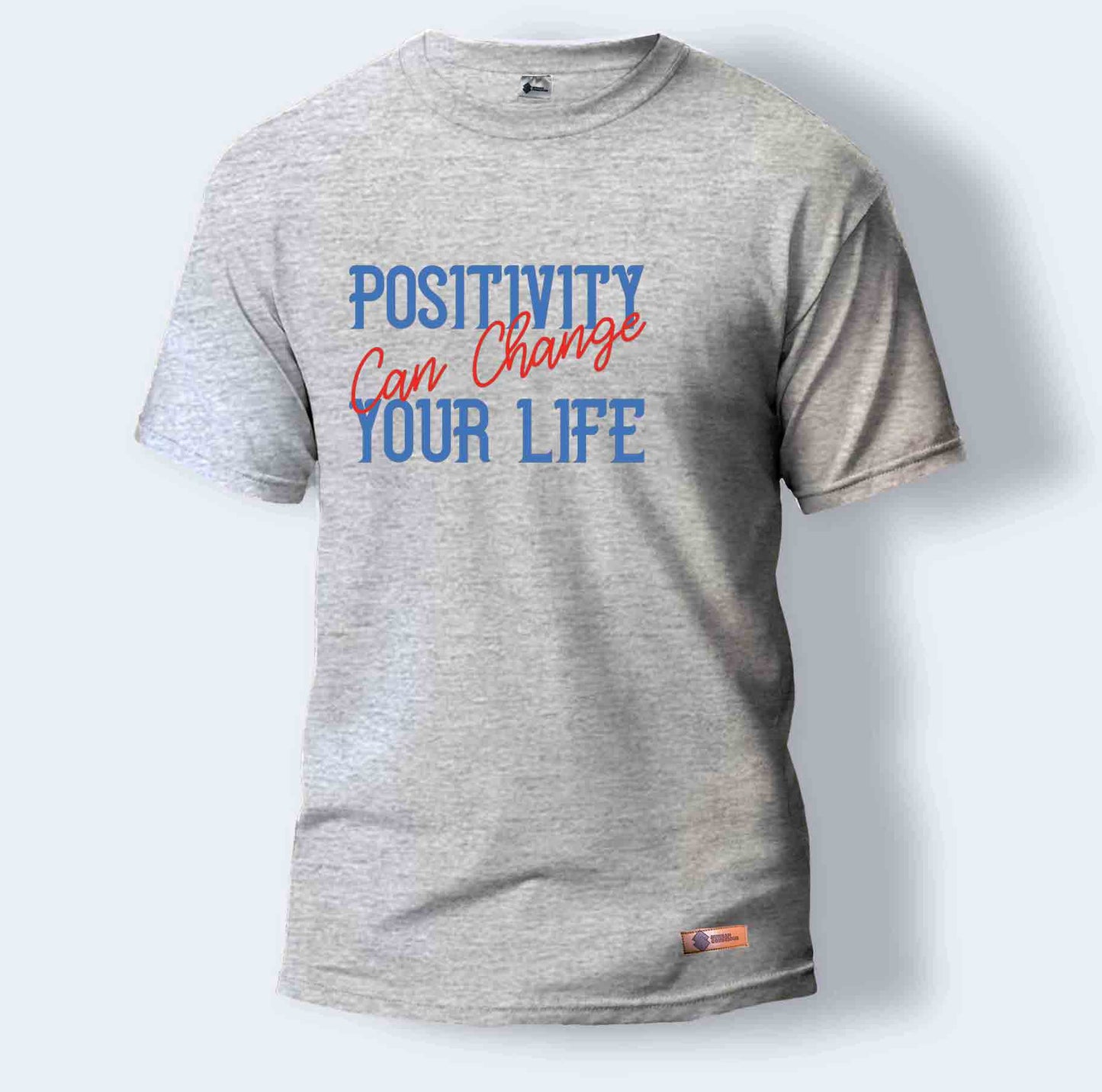 Positivity Can Change Your Life | Round Neck T-Shirt for Men