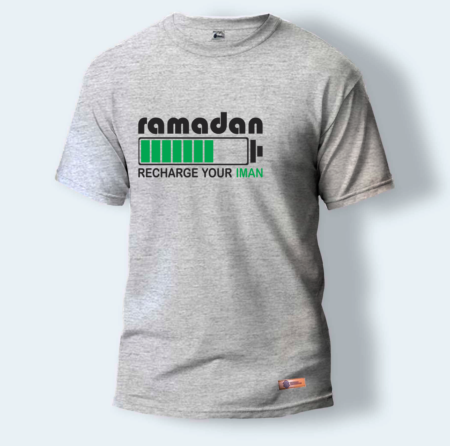 Ramadan Recharge Your Iman | Round Neck T-Shirt for Men