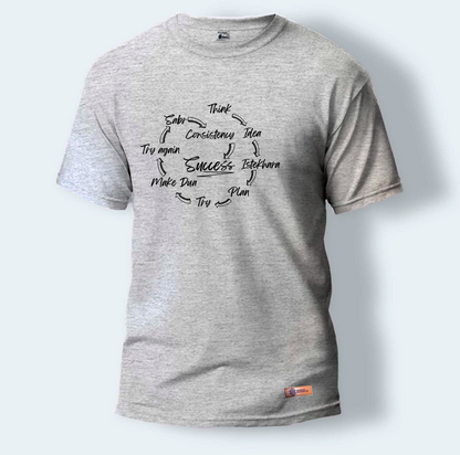 Success Circle | Round Neck T-Shirt for Men