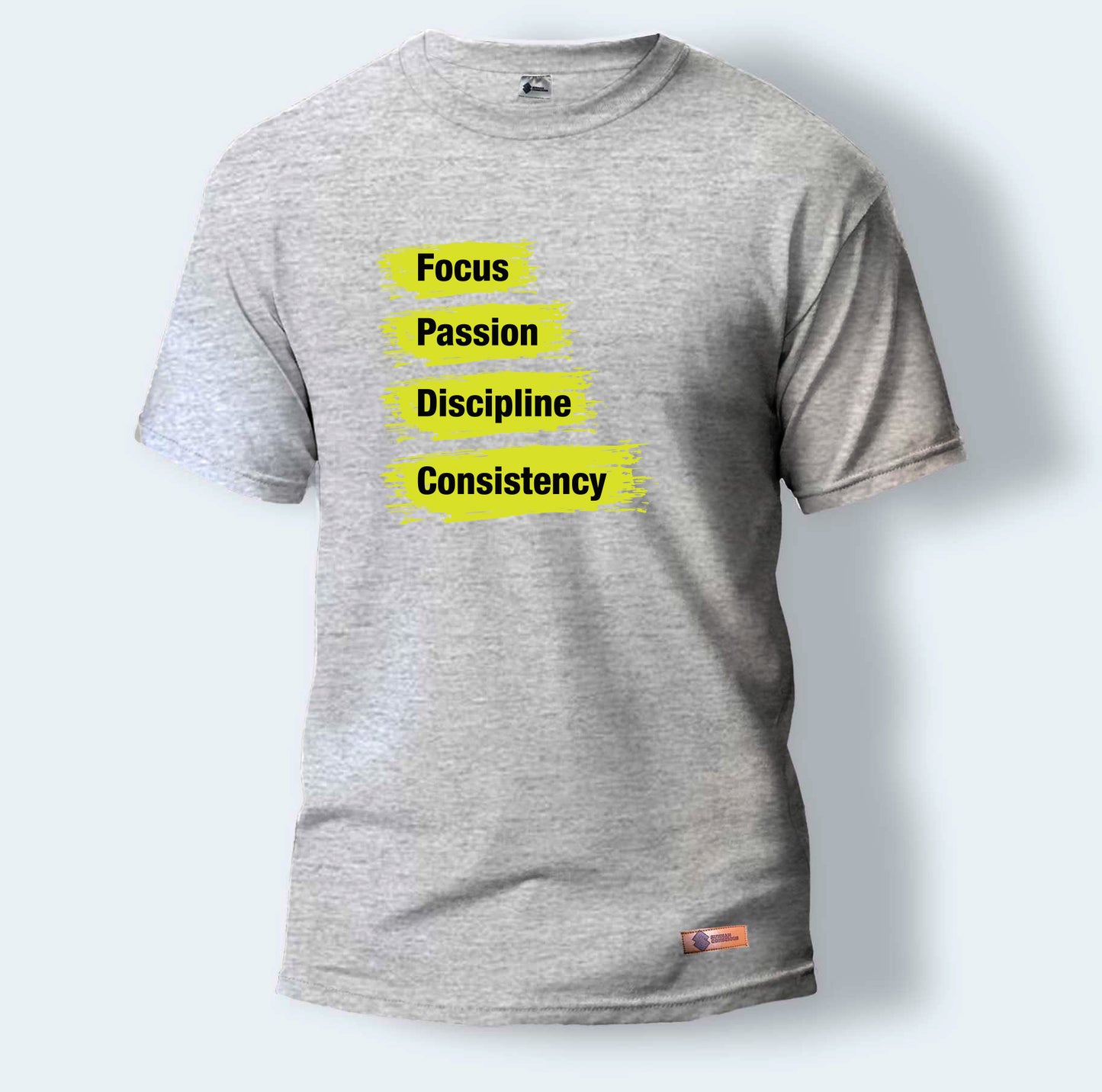 Focus, Passion, Discipline and Consistency | Round Neck T-Shirt for Men