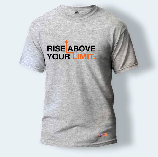 Rise Above Your Limit. | Round Neck T-Shirt for Men