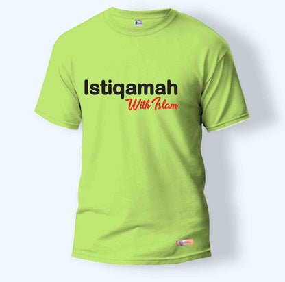 Istiqamah With Islam | Round Neck T-Shirt for Men