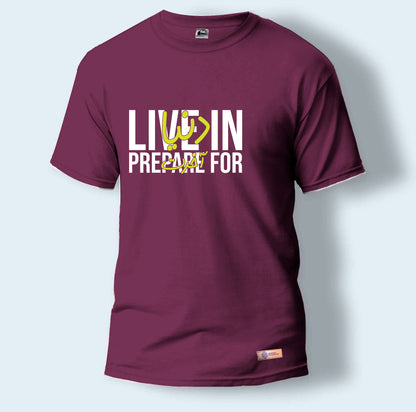 Live in Dunya Prepare for Akhirah | Round Neck T-Shirt for Men