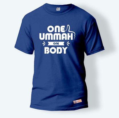 One Ummah One Body | Round Neck T-Shirt for Men