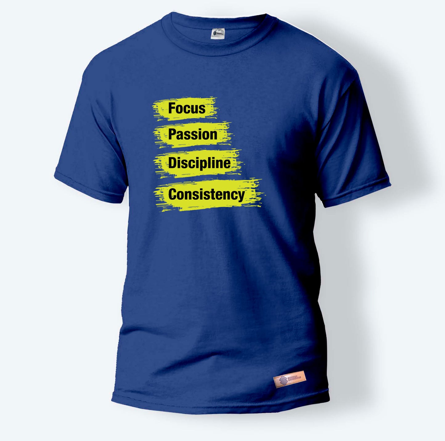Focus, Passion, Discipline and Consistency | Round Neck T-Shirt for Men