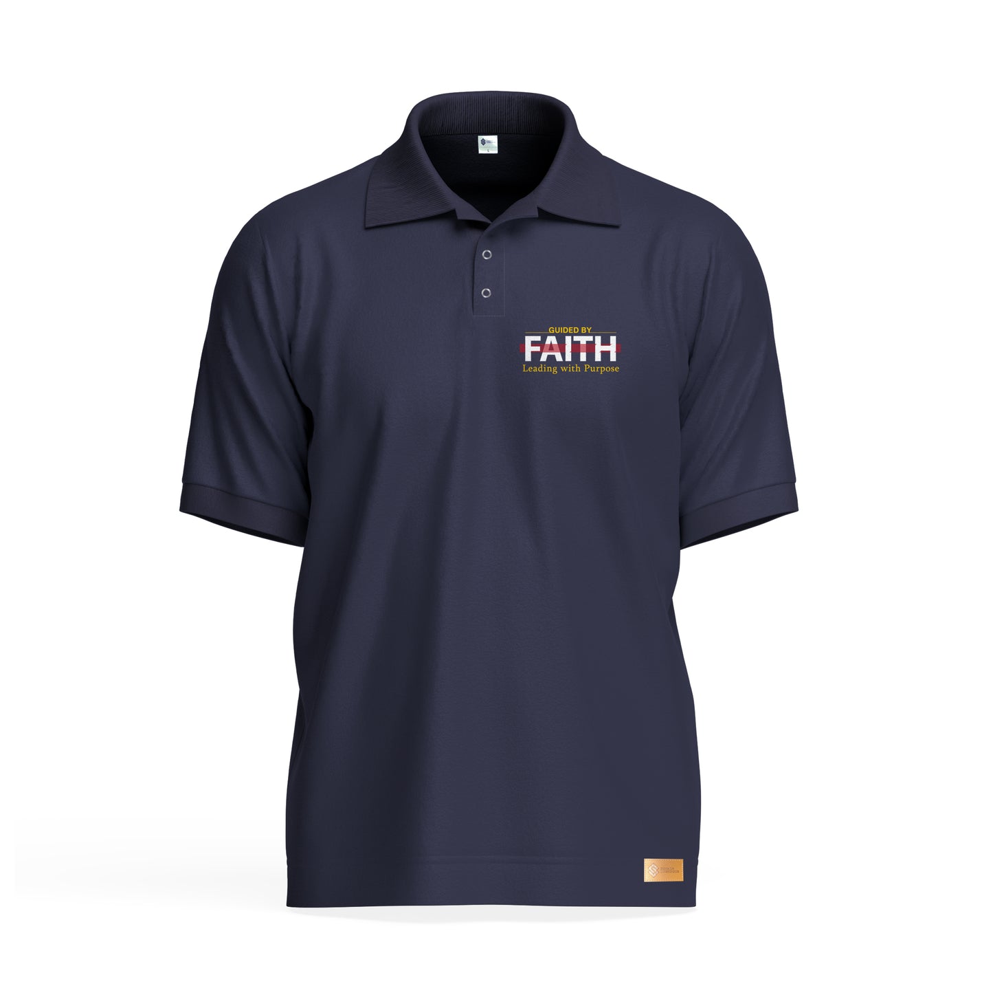 Guided By Faith Leading with Purpose Polo Shirt