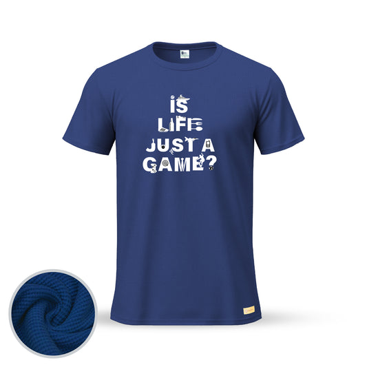 Is Life Just A Game | Thermal Round Neck T-Shirt for Men