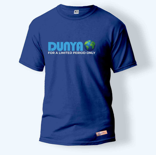 Dunya For A Limited Period Only | Round Neck T-Shirt for Men