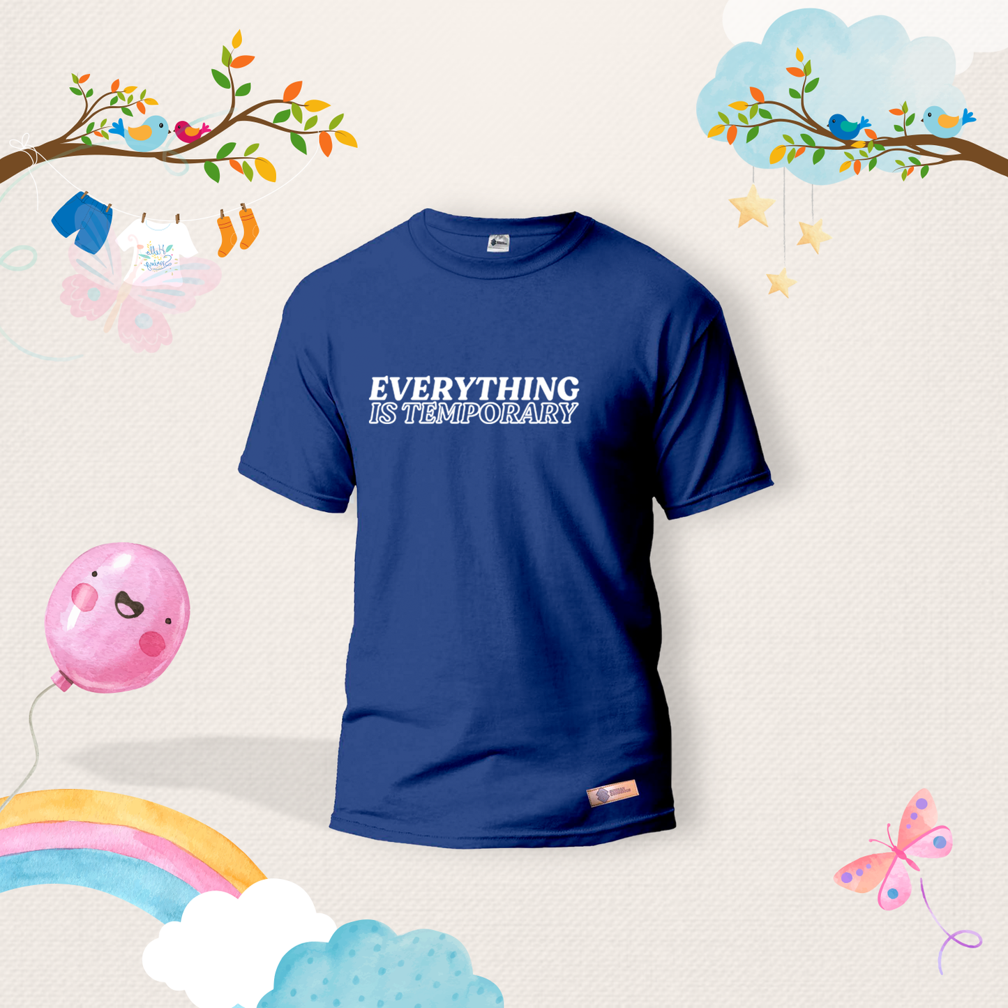 Everything is Temporary Kids Shirts