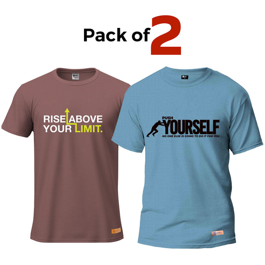 Pack of 2 Round Neck Waffle Shirt