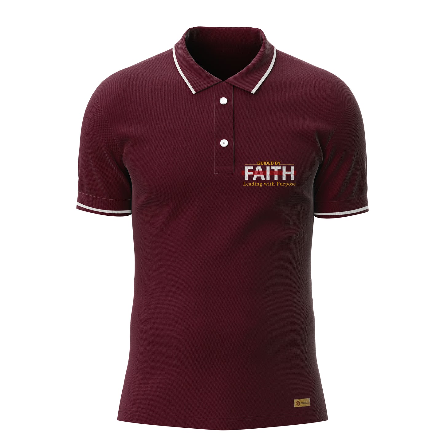 Guided By Faith Leading with Purpose Polo Shirt