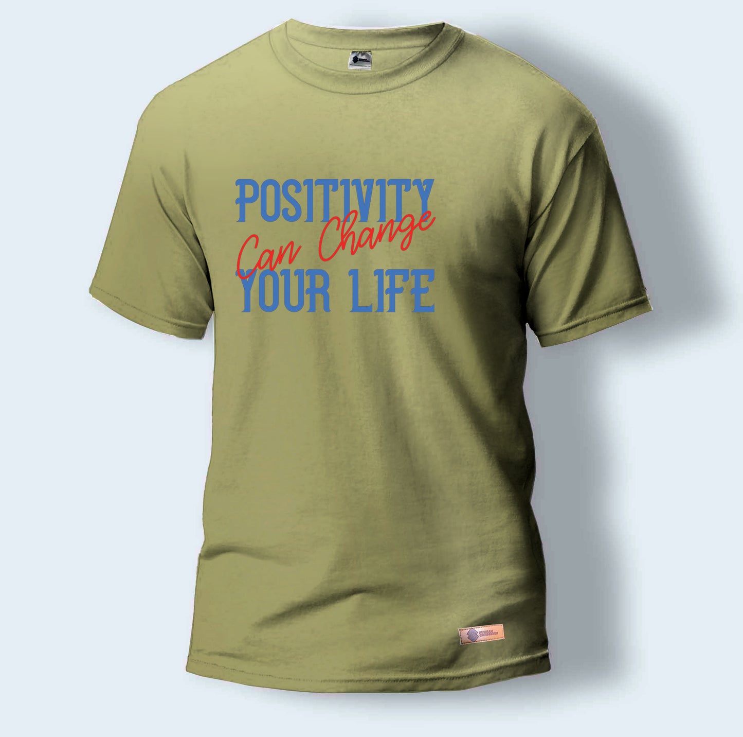 Positivity Can Change Your Life | Round Neck T-Shirt for Men
