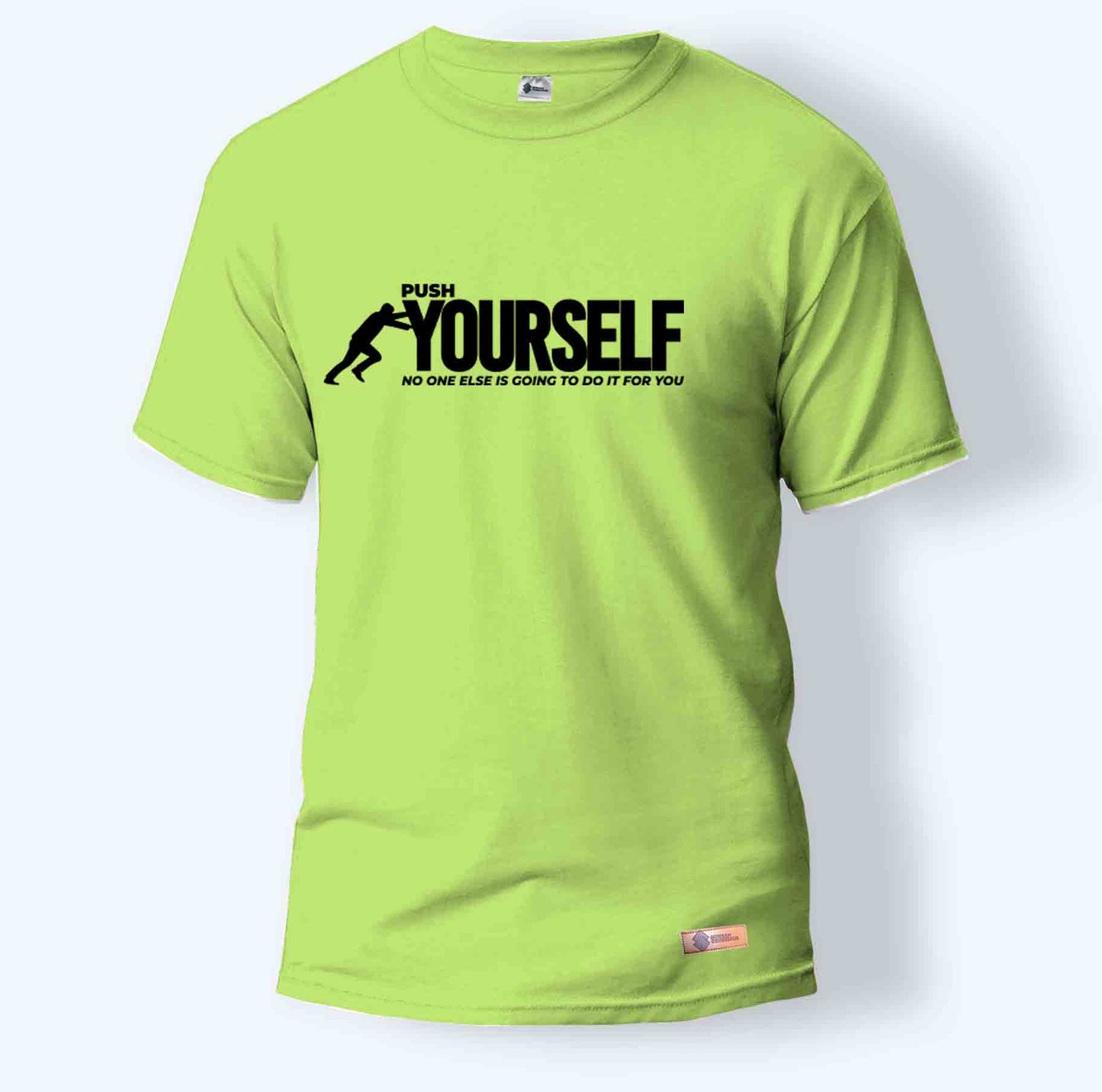 Push Yourself | Round Neck T-Shirt for Men
