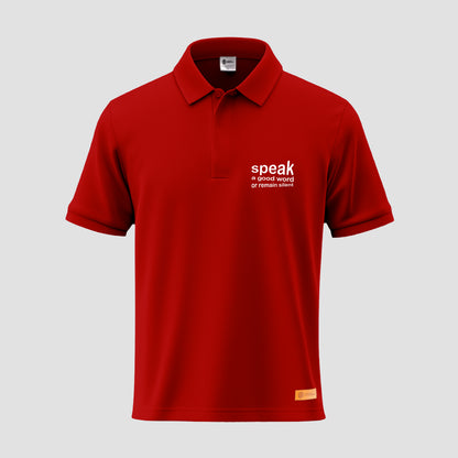 Speak Good or Remain Silent Polo Shirt