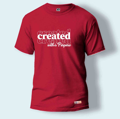 Created with a Purpose | Round Neck T-Shirt for Men