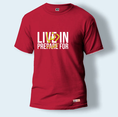Live in Dunya Prepare for Akhirah | Round Neck T-Shirt for Men