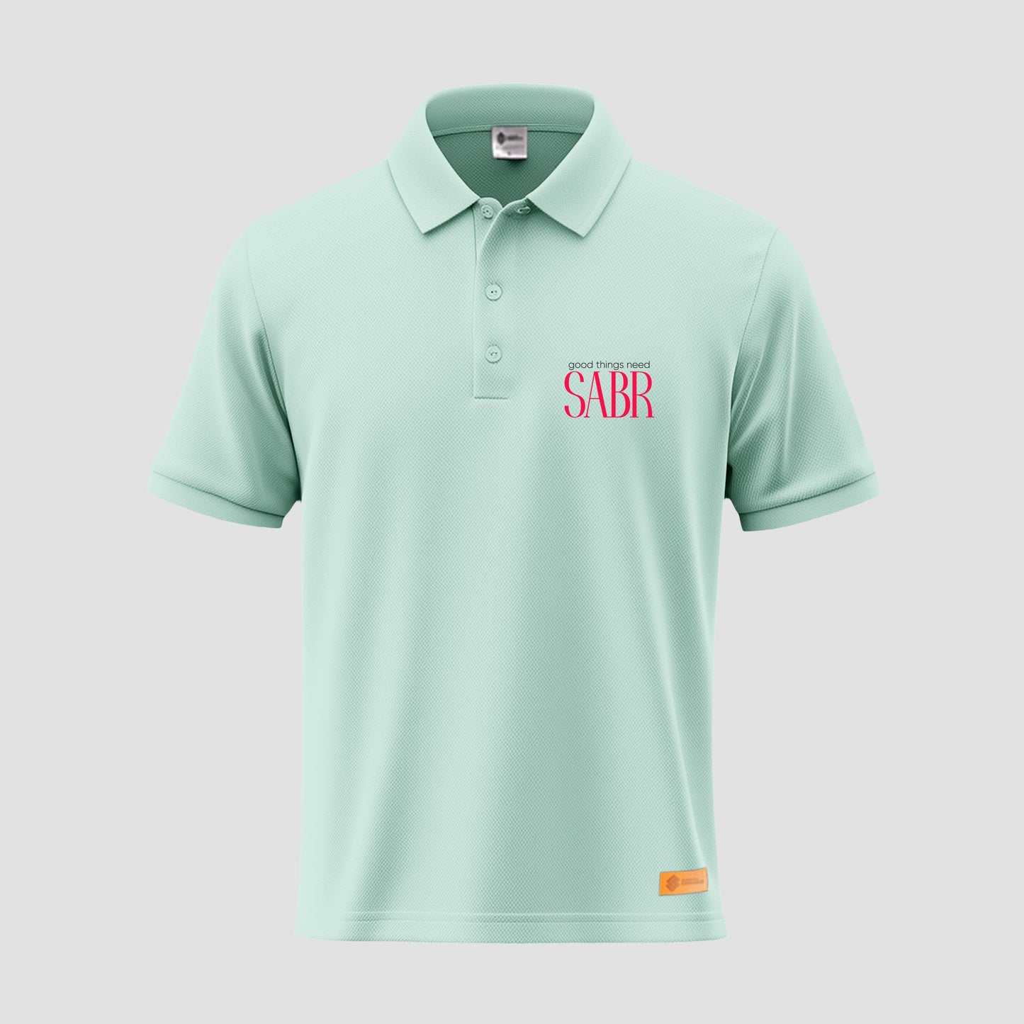 Good Things need Sabr Polo Shirt