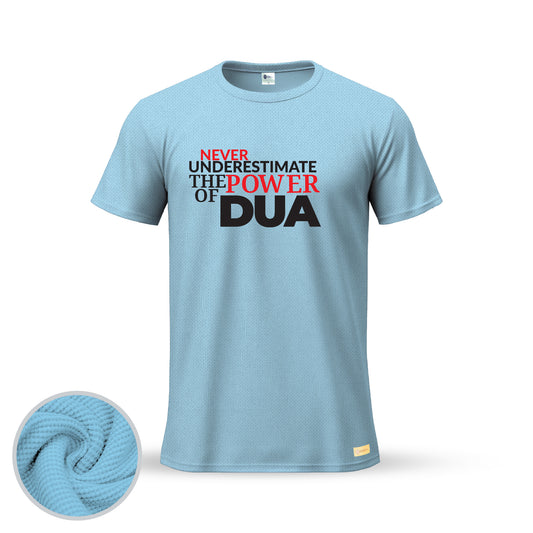 Never Underestimate The Power Of Dua | Thermal Round Neck T-Shirt for Men