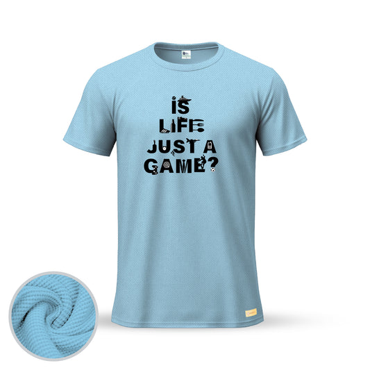 Is Life Just A Game | Thermal Round Neck T-Shirt for Men