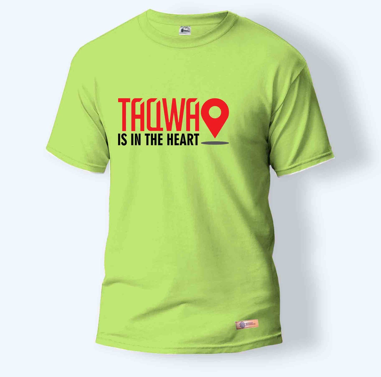 Taqwa is in the Heart | Round Neck T-Shirt for Men