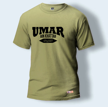 Umer Bin Khattab RA (AL-Farooq) | Round Neck T-Shirt for Men