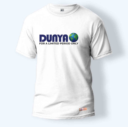 Dunya For A Limited Period Only | Round Neck T-Shirt for Men
