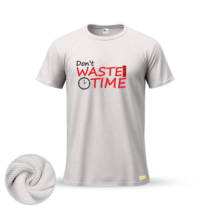 Don't Waste your time | Thermal Round Neck T-Shirt for Men