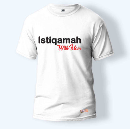 Istiqamah With Islam | Round Neck T-Shirt for Men